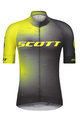 SCOTT Cycling short sleeve jersey - RC PRO 2021 - black/yellow