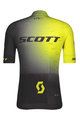 SCOTT Cycling short sleeve jersey - RC PRO 2021 - black/yellow