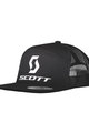 SCOTT Cycling hat - SNAPBACK 10  - black