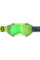 SCOTT Cycling sunglasses - FURY - yellow/blue