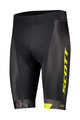 SCOTT Cycling short sleeve jersey and shorts - RC TEAM 10 - black/yellow