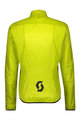 SCOTT Cycling windproof jacket - RC TEAM WB - yellow