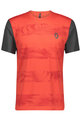 SCOTT Cycling short sleeve jersey - TRAIL FLOW - red