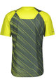 SCOTT Cycling short sleeve jersey - TRAIL VERTIC - green/yellow