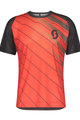 SCOTT Cycling short sleeve jersey - TRAIL VERTIC - red/grey