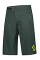 SCOTT Cycling shorts without bib - TRAIL VERTIC 2021 - green