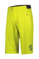 SCOTT Cycling shorts without bib - TRAIL VERTIC 2021 - yellow