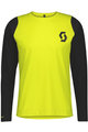 SCOTT Cycling summer long sleeve jersey - TRAIL PROGRESSIVE - yellow/black