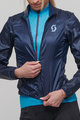 SCOTT Cycling windproof jacket - ENDURANCE  LADY - blue