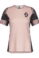 SCOTT Cycling short sleeve jersey - TRAIL VERTIC LADY - purple/pink