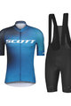 SCOTT Cycling short sleeve jersey and shorts - RC PRO 2021 - blue/black
