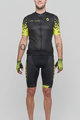 SCOTT Cycling short sleeve jersey and shorts - RC TEAM 10 - black/yellow