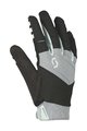 SCOTT Cycling long-finger gloves - ENDURO LF - grey/black