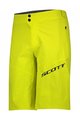 SCOTT Cycling shorts without bib - ENDURANCE LS/FIT - yellow