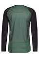 SCOTT Cycling summer long sleeve jersey - TRAIL PROGRESSIVE - green/black