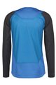 SCOTT Cycling summer long sleeve jersey - TRAIL PROGRESS - black/blue