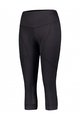 SCOTT Cycling 3/4 lenght shorts without bib - ENDURANCE 10+++ LADY - black