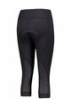 SCOTT Cycling 3/4 lenght shorts without bib - ENDURANCE 10+++ LADY - black