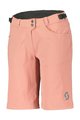 SCOTT Cycling shorts without bib - TRAIL FLOW LADY - pink