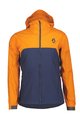 SCOTT Cycling windproof jacket - EXPLORAIR LIGHT WB - blue/orange