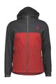 SCOTT Cycling windproof jacket - EXPLORAIR LIGHT WB - grey/red