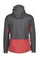 SCOTT Cycling windproof jacket - EXPLORAIR LIGHT WB - grey/red