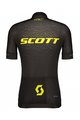 SCOTT Cycling short sleeve jersey and shorts - RC PRO SS - grey/yellow/black