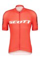 SCOTT Cycling short sleeve jersey - RC PRO SS - white/red