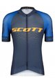 SCOTT Cycling short sleeve jersey - RC PRO SS - orange/blue