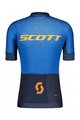 SCOTT Cycling short sleeve jersey and shorts - RC PRO SS - blue/orange