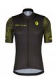 SCOTT Cycling short sleeve jersey and shorts - RC TEAM 10 SS - yellow/grey/black