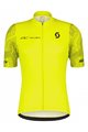 SCOTT Cycling short sleeve jersey - RC TEAM 10 SS - black/yellow