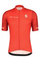 SCOTT Cycling short sleeve jersey and shorts - RC TEAM 10 SS - white/grey/red