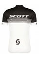SCOTT Cycling short sleeve jersey and shorts - RC TEAM 20 SS - white/black