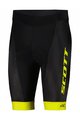 SCOTT Cycling shorts without bib - RC TEAM ++ 2022 - black/yellow