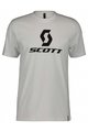 SCOTT Cycling short sleeve t-shirt - ICON SS - white/black