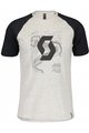 SCOTT Cycling short sleeve t-shirt - ICON RAGLAN SS - black/grey