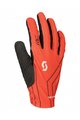 SCOTT Cycling long-finger gloves - RC TEAM - red