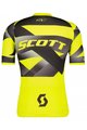 SCOTT Cycling short sleeve jersey - RC PREMIUM CLIMBER - black/yellow