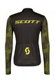 SCOTT Cycling summer long sleeve jersey - RC TEAM 10 LS - yellow/black