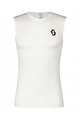 SCOTT Cycling tank top - CARBON - white