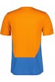 SCOTT Cycling short sleeve jersey - TRAIL FLOW DRI SS - blue/orange