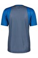 SCOTT Cycling short sleeve jersey - TRAIL VERTIC SS - blue