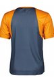 SCOTT Cycling short sleeve jersey - TRAIL VERTIC SS - blue/orange