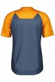 SCOTT Cycling short sleeve jersey - TRAIL VERTIC PRO SS - blue/orange