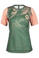 SCOTT Cycling short sleeve jersey and shorts - TRAIL VERTIC LADY - green/pink