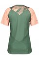 SCOTT Cycling short sleeve jersey and shorts - TRAIL VERTIC LADY - green/pink