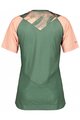 SCOTT Cycling short sleeve jersey - TRAIL VERTIC LADY - green/pink