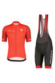 SCOTT Cycling short sleeve jersey and shorts - RC TEAM 10 SS - white/grey/red