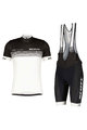 SCOTT Cycling short sleeve jersey and shorts - RC TEAM 20 SS - white/black